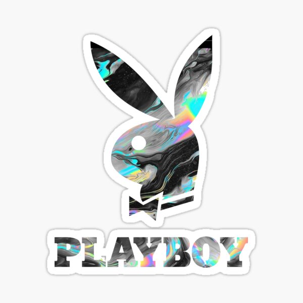 Playboy holographique Sticker