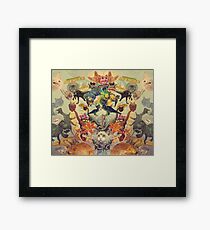 Meowosaurus Framed Print