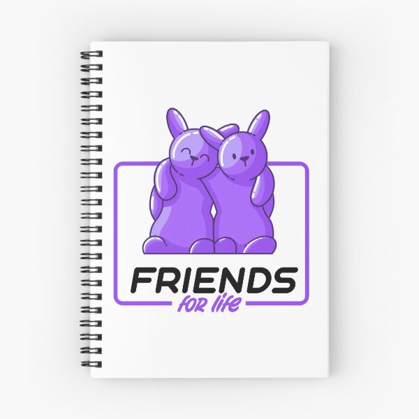 Item preview, Friends for life conejitos de goma morados designed and sold by Between Clouds.