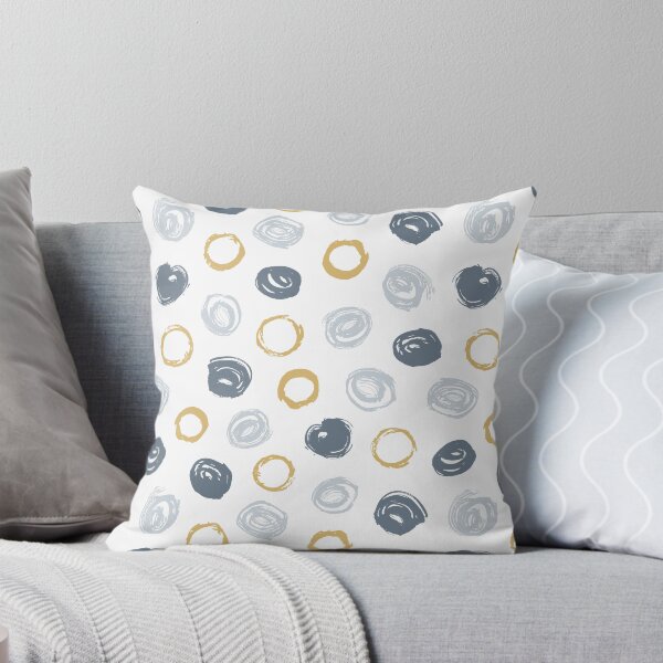 Item preview, Gray and brown round paint marks designed and sold by c-melanie.