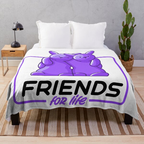Item preview, Friends for life purple gummy bunnies designed and sold by Between Clouds.