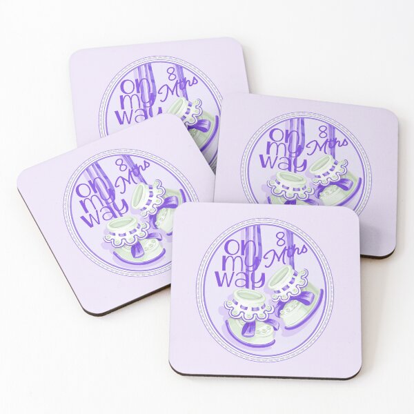 Item preview, “On My Way - 8 Mths” Purple (Incl. Maternity & Baby Wear) designed and sold by PawsitiveMum.