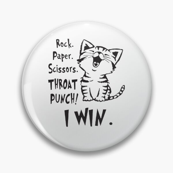 Artikelvorschau, Rock Paper Scissors Throat Punch Ich gewinne entworfen und verkauft von erinstomberg.