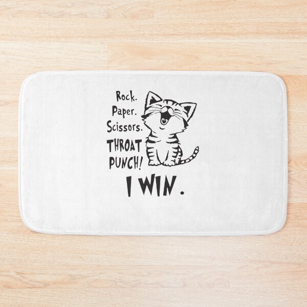 Item preview, Rock Paper Scissors Throat Punch I Win designed and sold by erinstomberg.