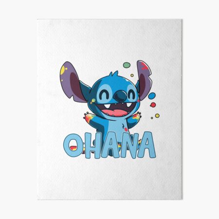 Stitch - Colored pencils Art Board Print for Sale by SabinasArts