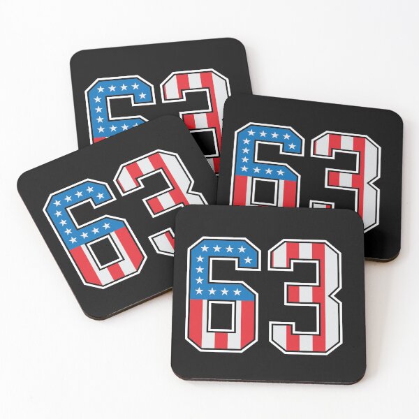 Item preview, 63 American Lucky Number Sixty-three United States Flag designed and sold by Urosek.