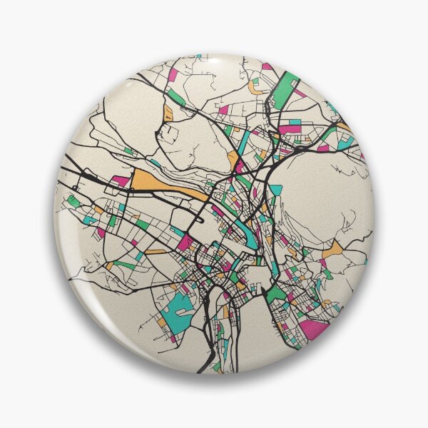 Item preview, Zurich, Switzerland Street Map designed and sold by A Deniz Akerman.