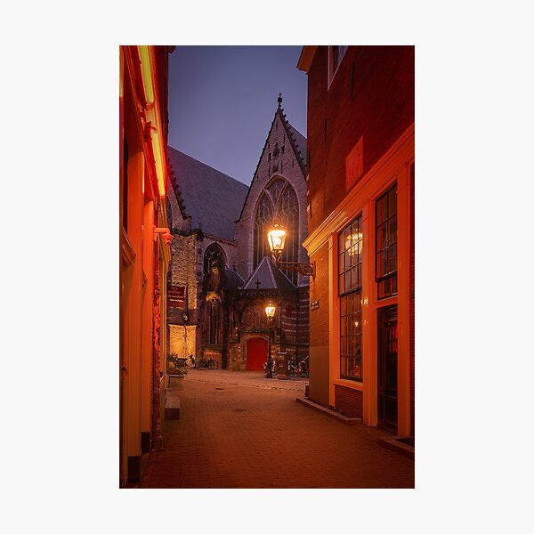 Item preview, Amsterdam Red Light district during lockdown designed and sold by michieldros.