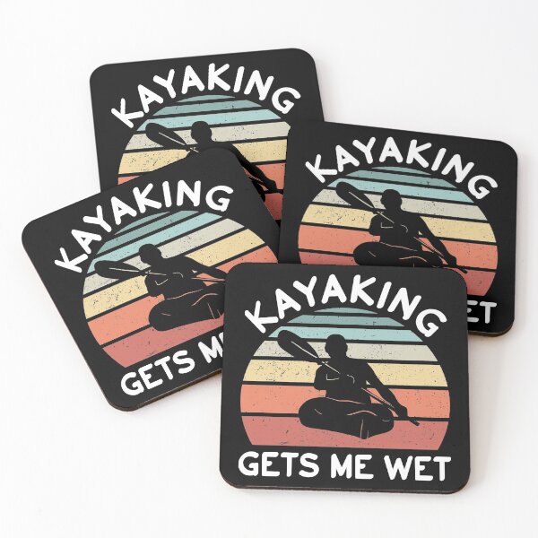 Item preview, Kayaking Gets Me Wet Funny Kayak Lover designed and sold by honeyandcotton.