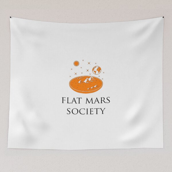 Item preview, Flat Mars Society designed and sold by GoldenDov.