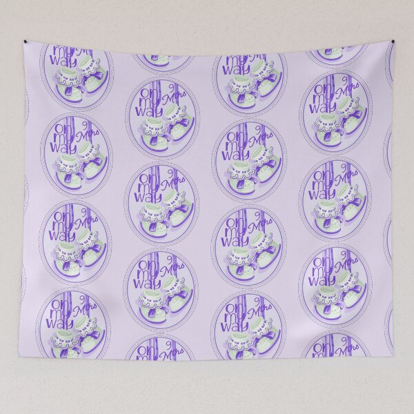 Item preview, “On My Way - 9 Mths” Purple (Incl. Maternity & Baby Wear) designed and sold by PawsitiveMum.