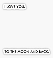 I Love You Sticker