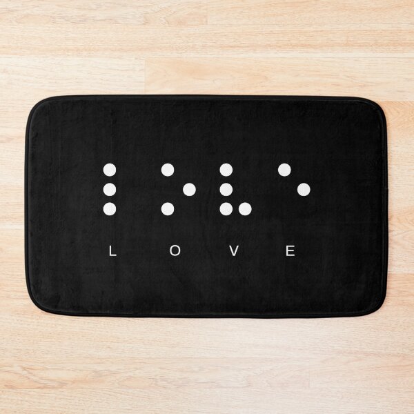 Item preview, Love In Braille Words For The Blind And Visually Impaired designed and sold by juvajay.