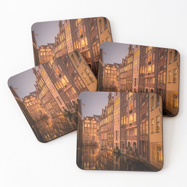 Item preview, Amsterdam houses in canal water designed and sold by michieldros.