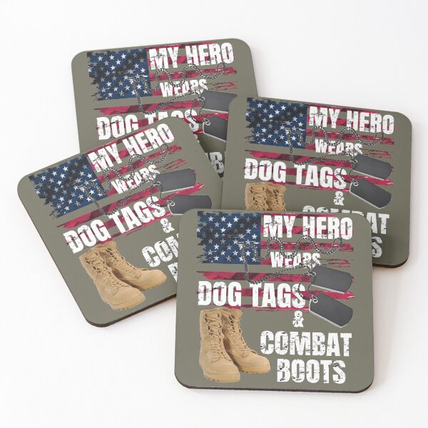 Item preview, Dog Tags Military Shirt Combat Boots designed and sold by Zavola.
