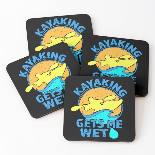 Item preview, Kayaking Gets Me Wet Funny Kayak Lover designed and sold by honeyandcotton.