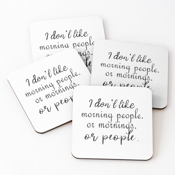 Item preview, I Don't Like Morning People. Or Mornings. Or People. designed and sold by shaakir.