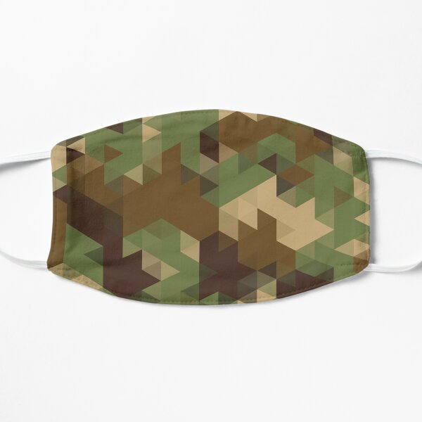 Triangle Camouflage Flat Mask