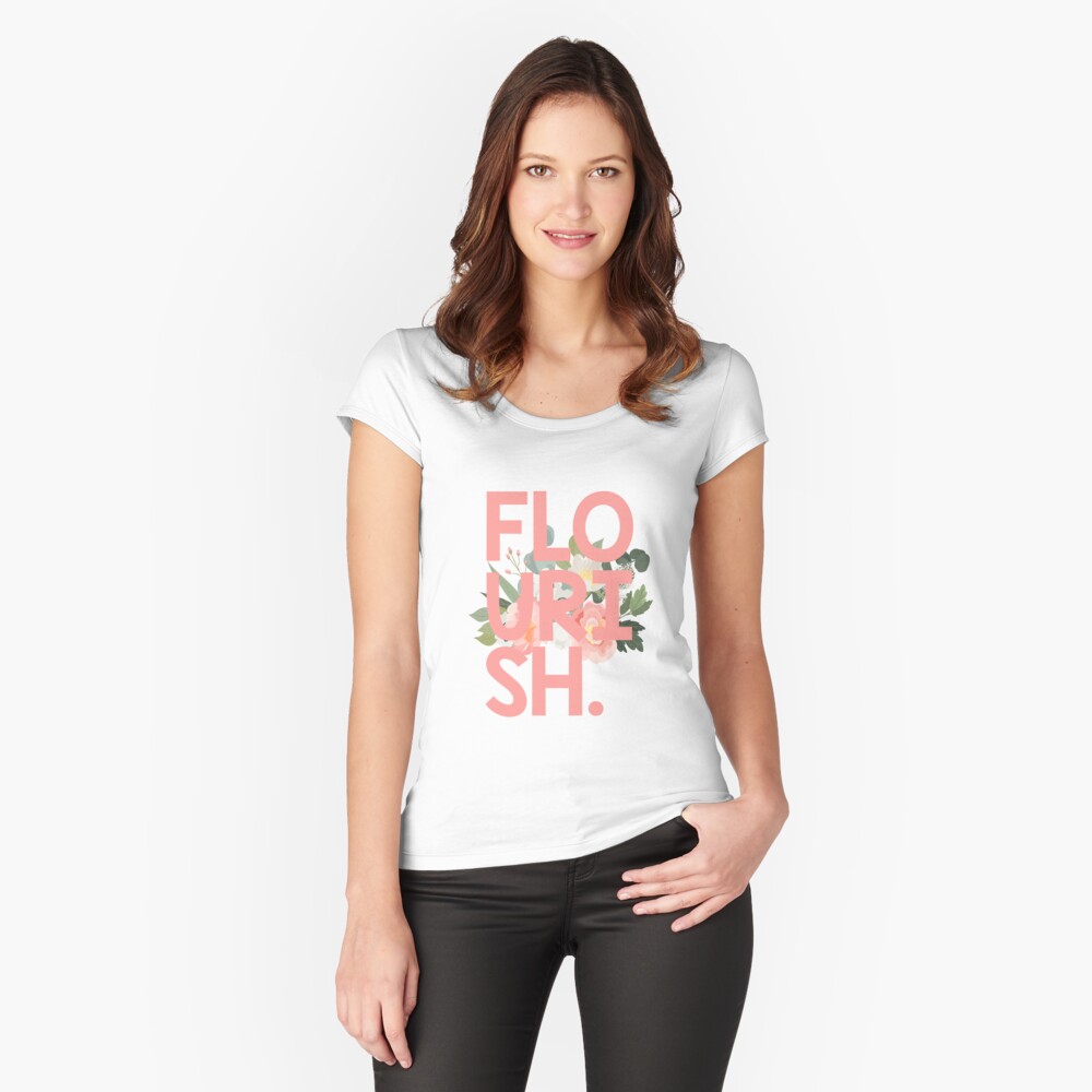 Item preview, Fitted Scoop T-Shirt designed and sold by TheaDesign.