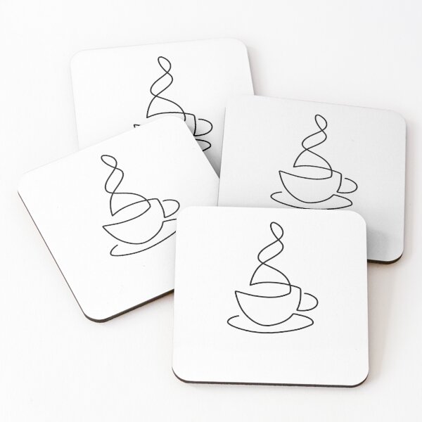 Item preview, COFFEE MUG LINE ART | Love delicious cafe | Line-art espresso designed and sold by yourtravelguide.