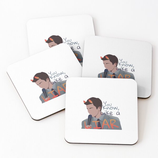 Item preview, John Mulaney Quote "You know, like a liar" designed and sold by hi Hello.