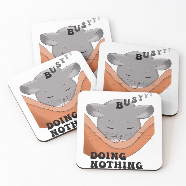 Item preview, Busy Doing Nothing Cute Chinchilla Pet Style designed and sold by onepiconetreat.