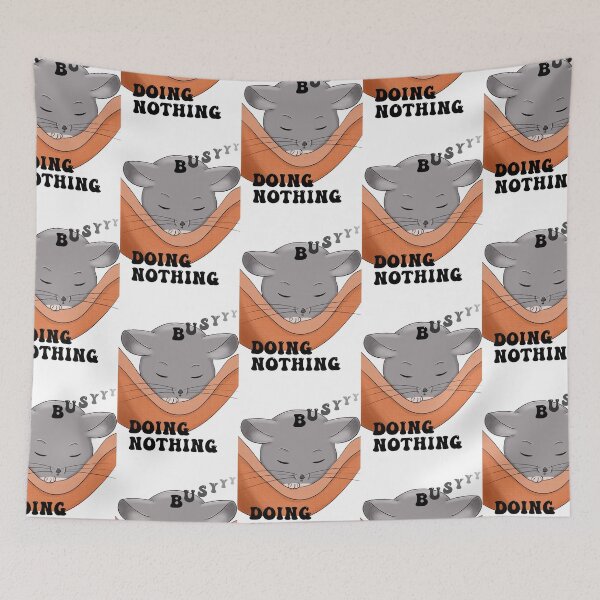 Item preview, Busy Doing Nothing Cute Chinchilla Pet Style designed and sold by onepiconetreat.