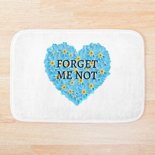 Item preview, Forget Me Not Heart With Text designed and sold by Eveka.
