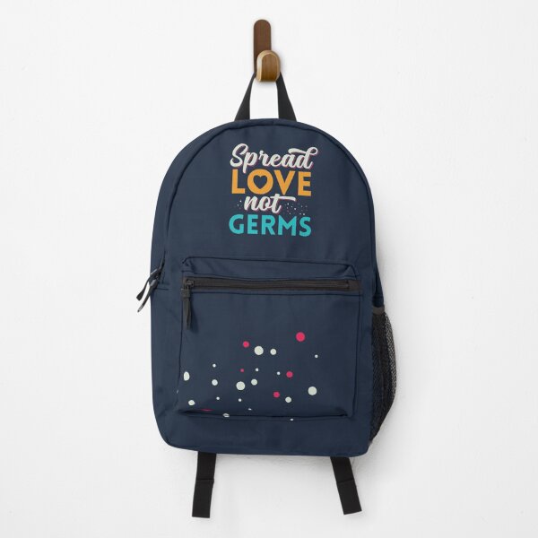 Item preview, Spread love not germs, funny quote designed and sold by MamSelle.