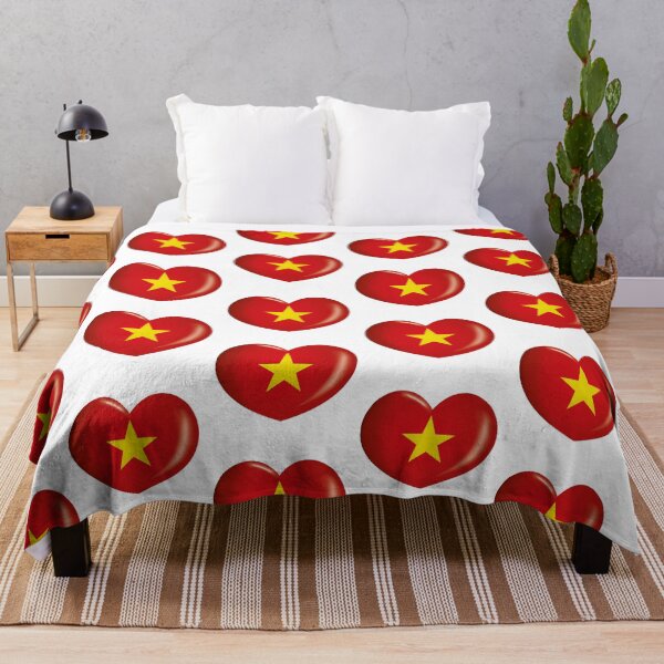 Item preview, Icono que representa la bandera de Vietnam del corazón. Ideal para catálogos de materiales institucionales y geografía designed and sold by LucianoCosmo.