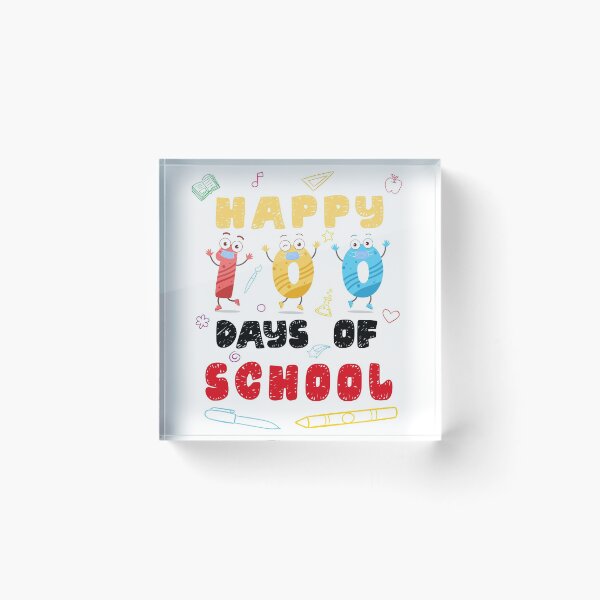 Item preview, HAPPY 100 DAYS OF SCHOOL designed and sold by FLASHOP.