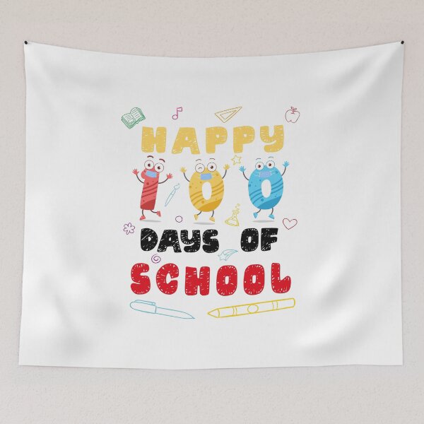 Item preview, HAPPY 100 DAYS OF SCHOOL designed and sold by FLASHOP.