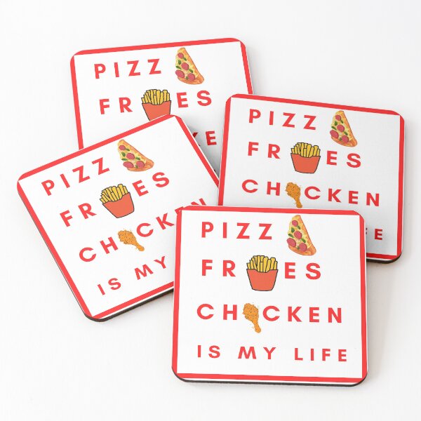 Item preview, Pizza fries chicken is my life designed and sold by eucagarland.