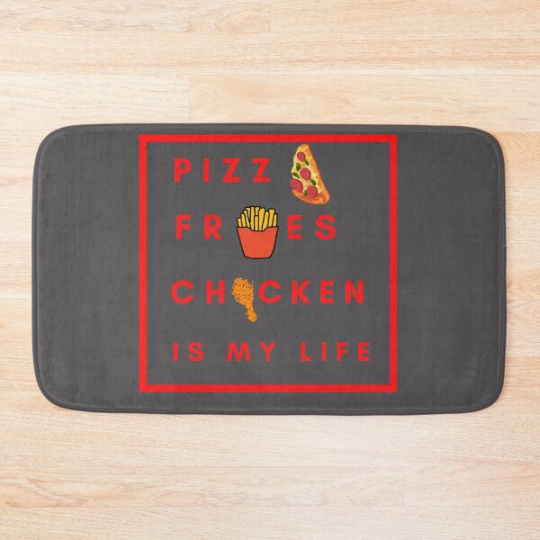 Item preview, Pizza fries chicken is my life designed and sold by eucagarland.