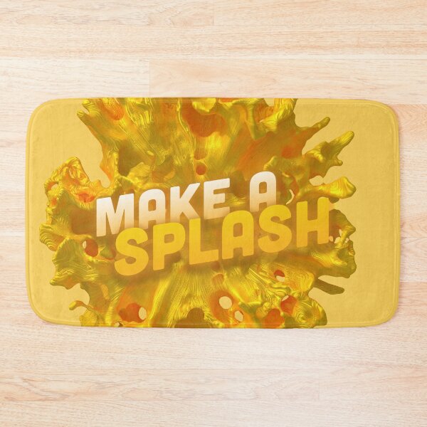 Item preview, MAKE A SPLASH - Yellow Liquid Gold designed and sold by Arko  Ranger.