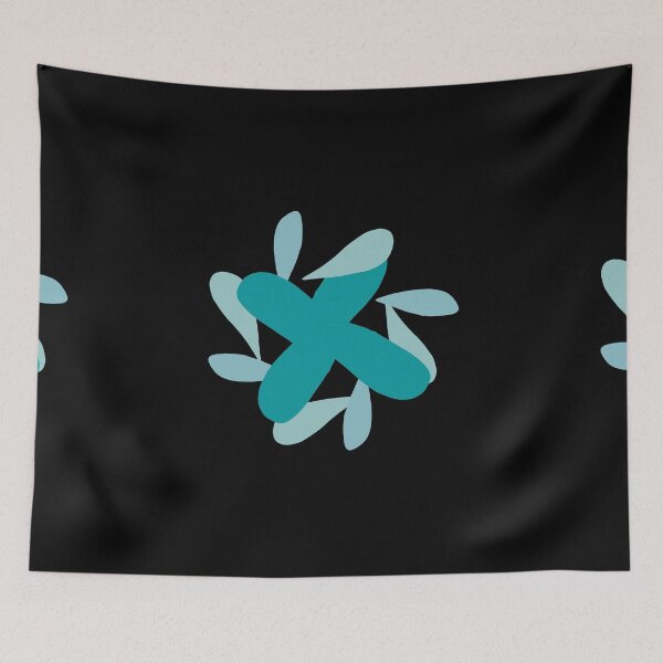Item preview, The blue hidden X  designed and sold by Adriana Lopes.