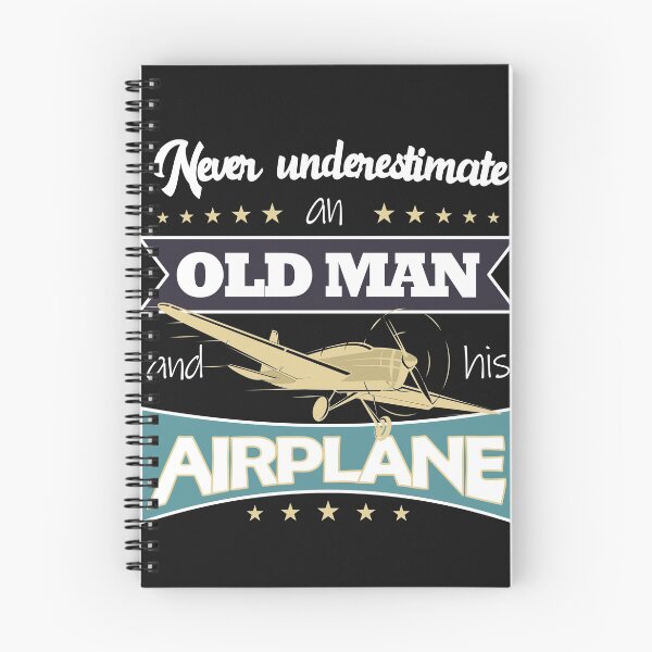 Item preview, Never underestimate an old man and his plane - present for pilots designed and sold by FouDeeziner.