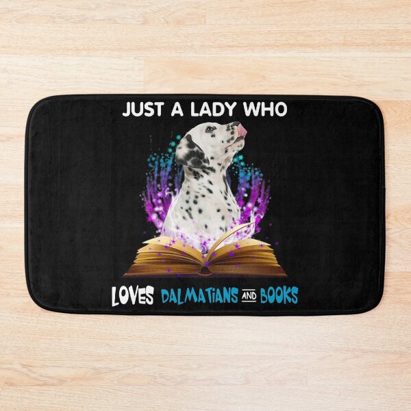Item preview, JUST A LADY WHO LOVES DALMATIAN AND BOOK  designed and sold by Jonesshop.