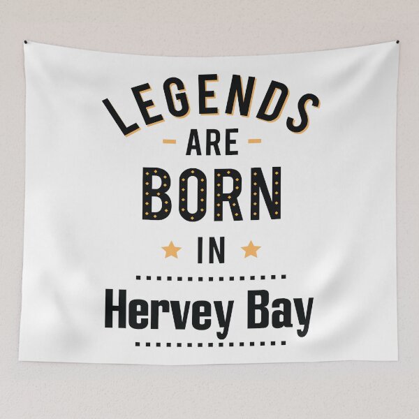 Item preview, Legends Are Born In Hervey Bay designed and sold by ProjectX23.