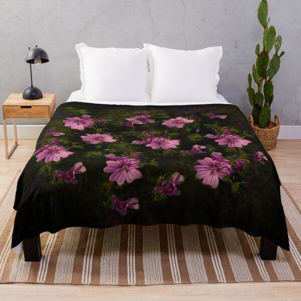 Item preview, Mallow flowers in black designed and sold by Art By M.