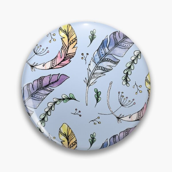 Item preview, Plumas y frío - azul designed and sold by BSBgraphics.