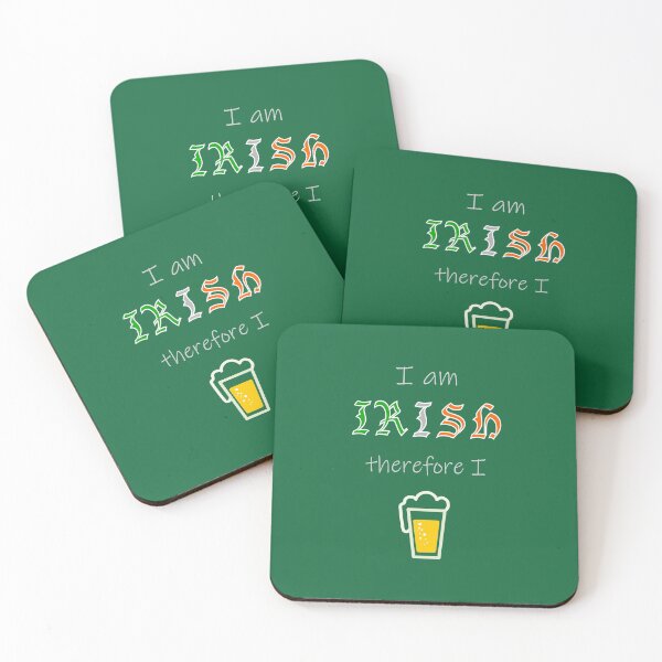 Item preview, I am Irish, therefore I drink designed and sold by ColdOwl.