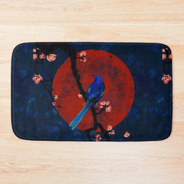 Item preview, Red moon and blue bird designed and sold by Modartisto.