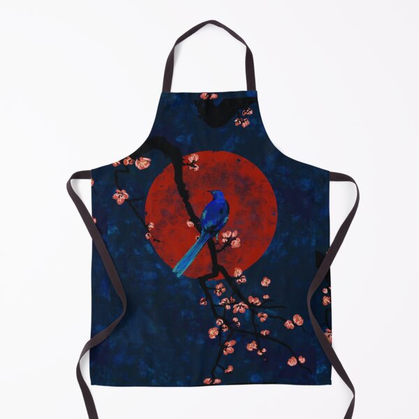 Item preview, Red moon and blue bird designed and sold by Modartisto.