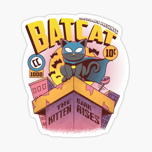 Item preview, BatCat designed and sold by Ilustra Jaque.