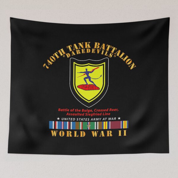Item preview, Army - 740th Tank Battalion - Daredevils - WWII  EU SVC designed and sold by Military Insignia Products.