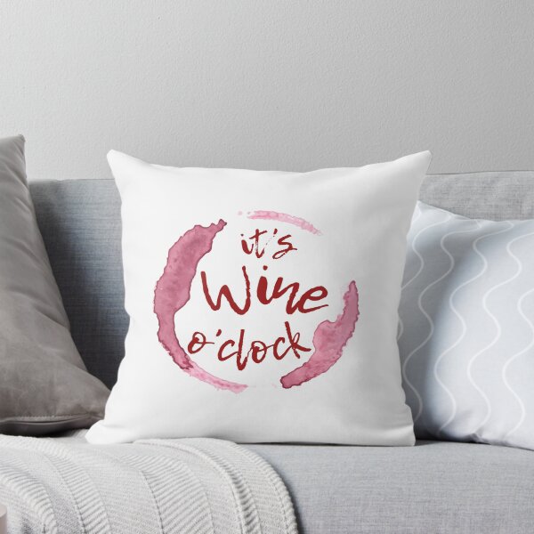 Item preview, It's Wine O'clock designed and sold by The Little Wood Cottage.