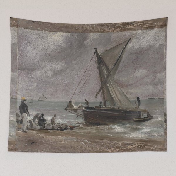 Item preview, beaching a boat brighton  - John Constable designed and sold by Vintage Designs +.
