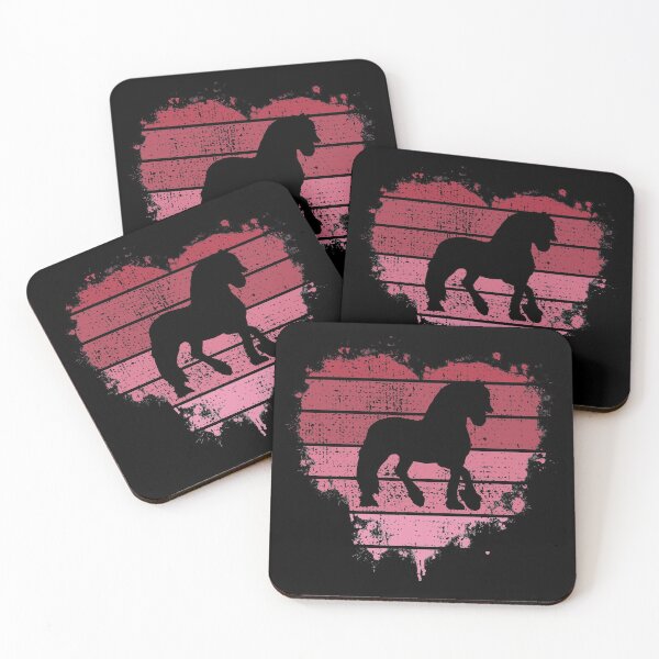 Item preview, Friesian Horse Vintage Heart Gift For Valentine's Day designed and sold by JokeGysen.