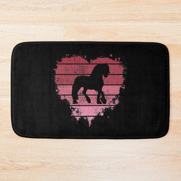 Item preview, Friesian Horse Vintage Heart Gift For Valentine's Day designed and sold by JokeGysen.